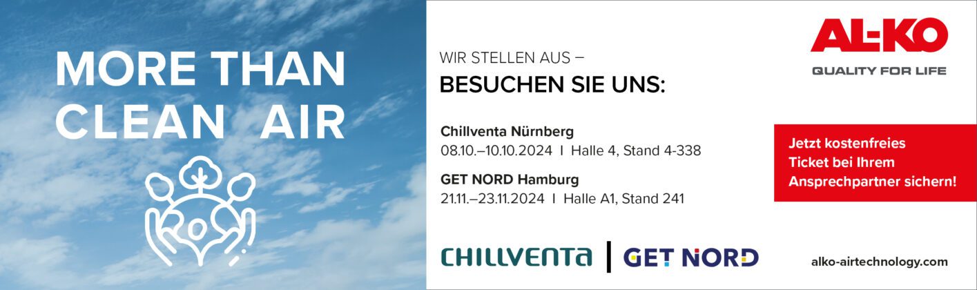 AL-KO Air Technology auf der Chillventa Nürnberg und GET Nord Hamburg!