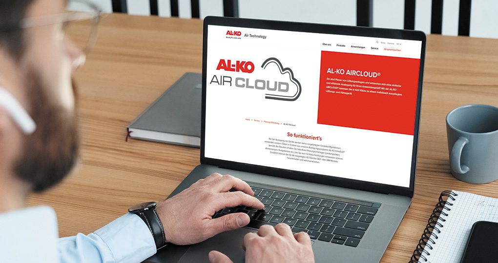 Online-Konfigurator AL-KO AIRCLOUD® – In fünf Klicks zum individuell ausgelegten Lüftungs- und Klimagerät